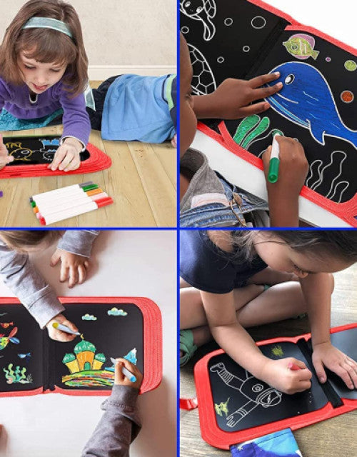 Kids Erasable Book Doodle Set,Magic Drawing Book for Kids (1)