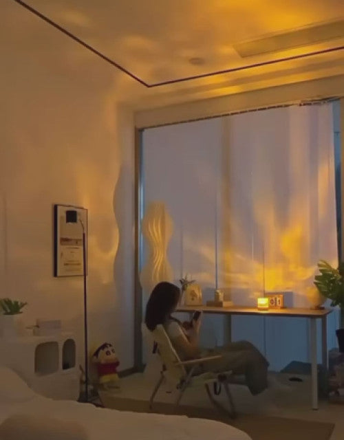 Rotating Water Ripple Night Light Aura Lamp (1)