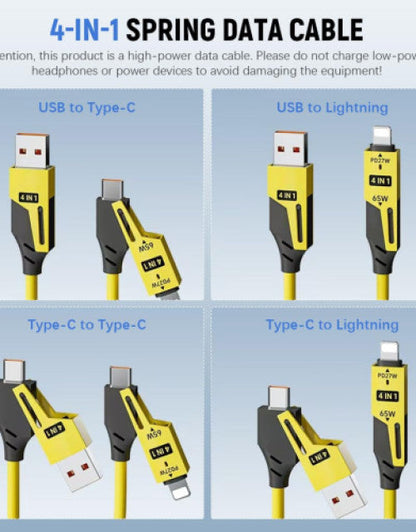 4 in 1 Fast Charging & Data Cable  (1)