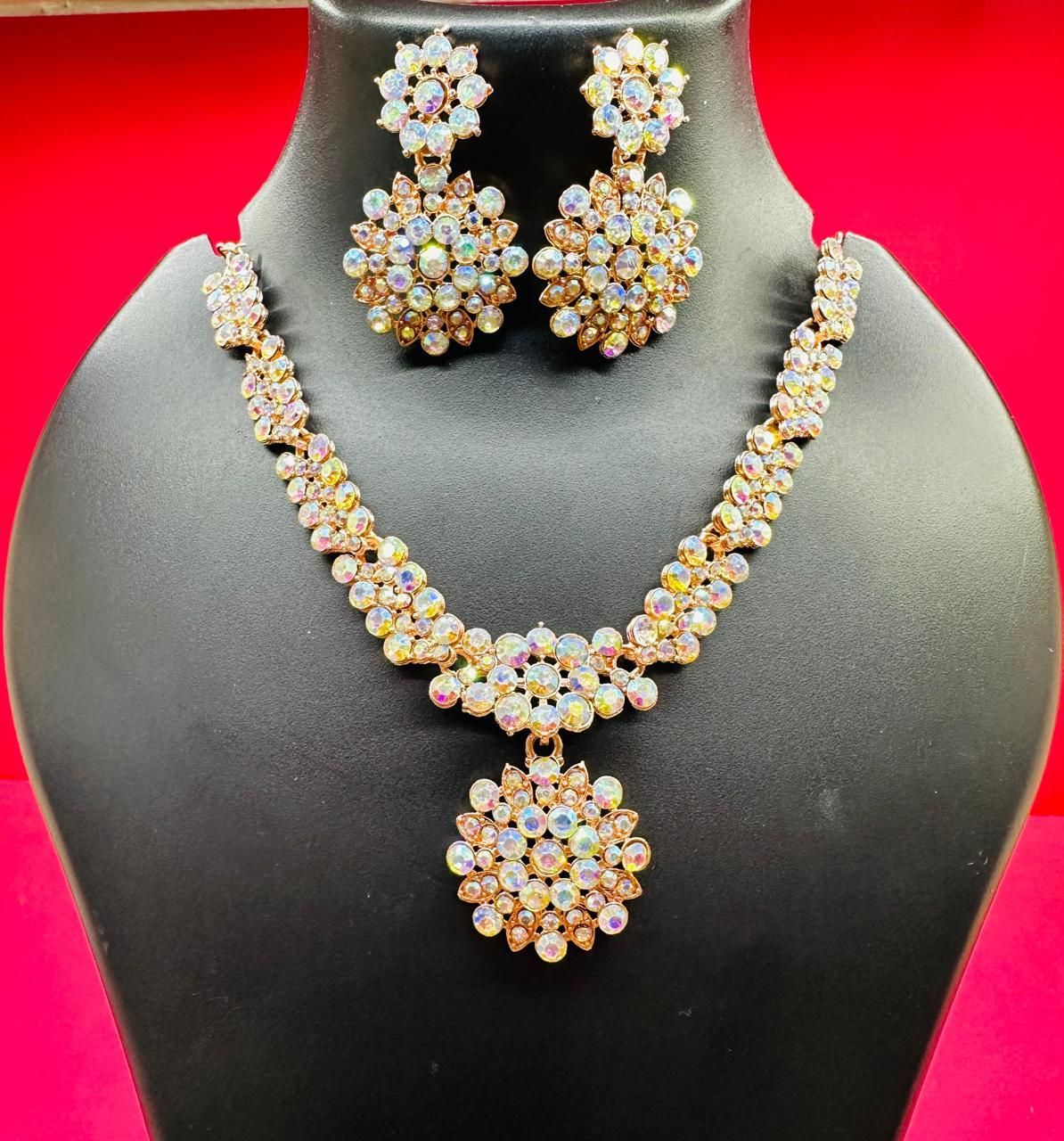 Austrian Diamond Necklace Set | 🔥SET of 3 Necklace🔥