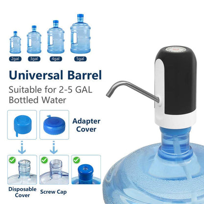 Automatic USB Charging Wireless Water Can Dispenser Pump