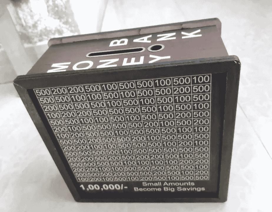 Wooden Money Bank  (1)