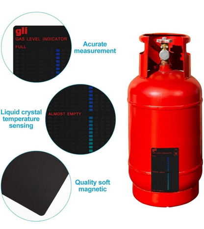 🧲 Magnetic Gas Level Indicator – Reusable Propane Fuel Level Indicator 🔥 1