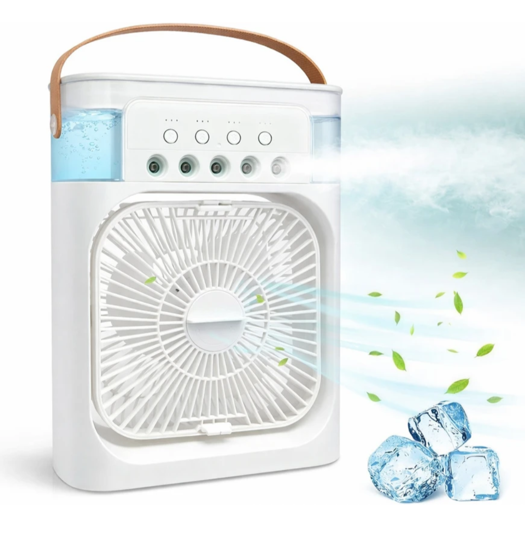 ❄️ USB Cooling Fan  Rechargeable Mini Air Cooler 🔋