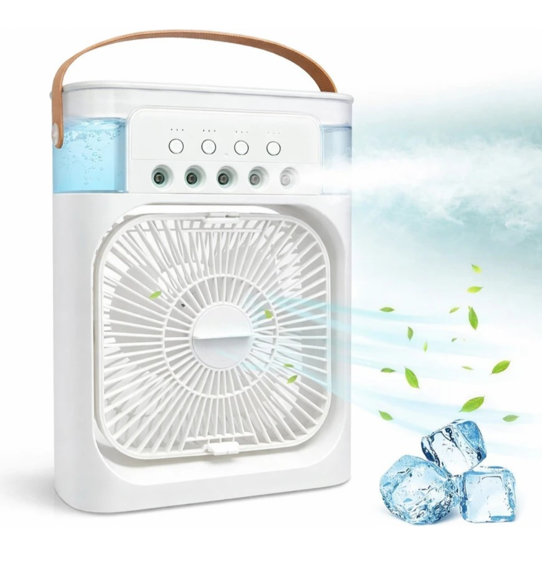 ❄️ USB Cooling Fan  Rechargeable Mini Air Cooler 🔋