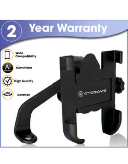 Bike Mount Holder for Navigation 360 Degree Rotating Handlebar (1)