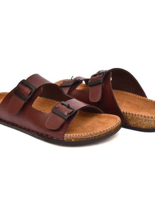 Brown Men's Floater Sandals (1)