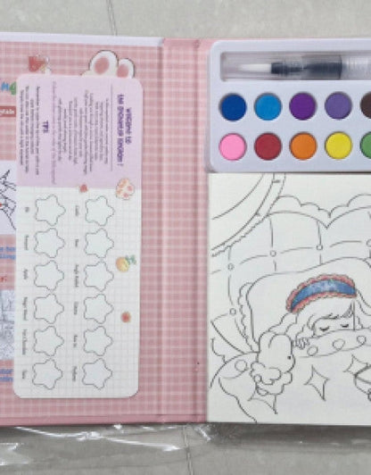 Cartoon Art Coloring Painting Set for Kid's (1)