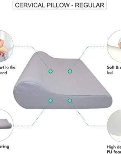 Cervical Colar & Cervical Pillow Premium Soft and comfort Adjustable 1 Head Support (1)