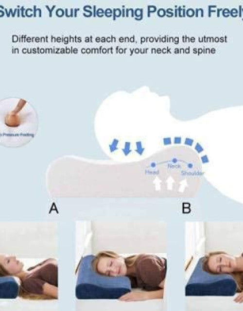 Cervical Colar & Cervical Pillow Premium Soft and comfort Adjustable 1 Head Support (1)