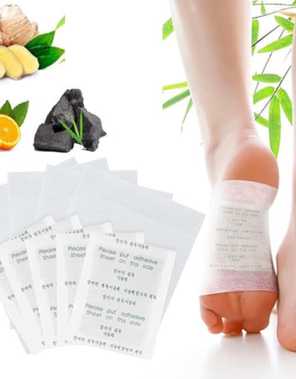 Detox Foot Patches 10 Adhesive Pads Kit Natural Unwanted  (1)