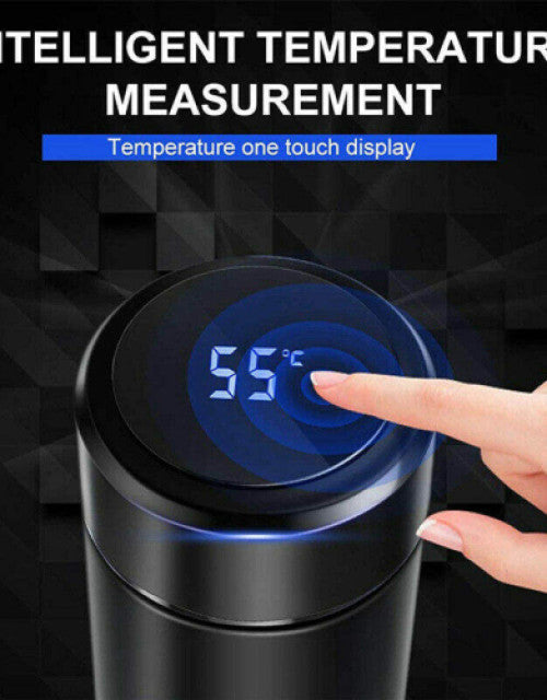 Hot & Cool Smart Vacuum Insulated Thermos Water Bottel With Smart LED Temperature Dispay  (1)