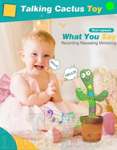 LED Musical Dancing & Mimicry Cactus Toy  (1)