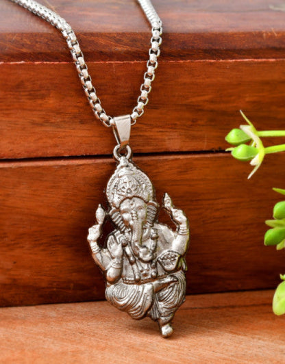 New Special Design Ganpati Necklace (1)