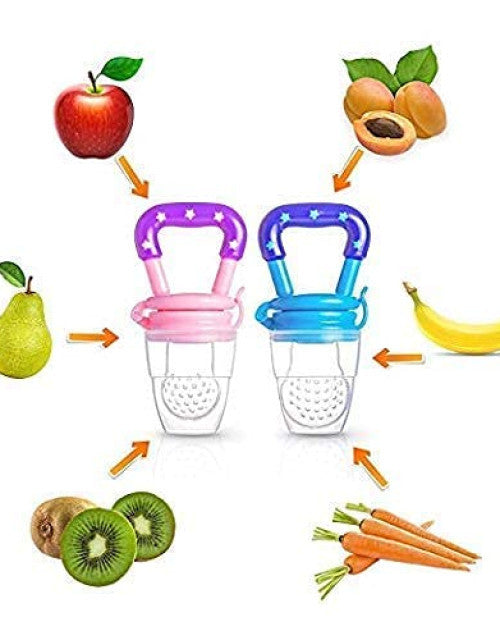 BPA-Free Silicone Fruit Pacifiers For Baby (Pack of 2) (1)