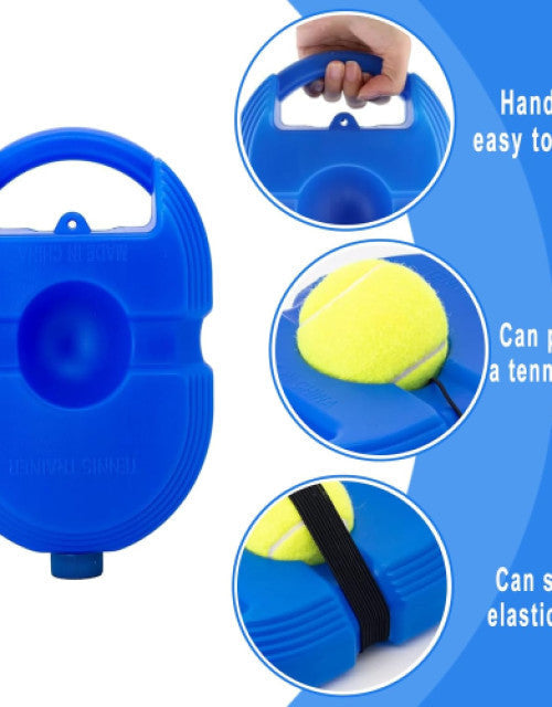 Solo Tennis Trainer Rebound Ball with String for Self Tennis Practice  (1)