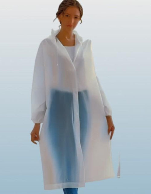 Unisex Hooded Button- Raincoat - Reusable for Adults (1)