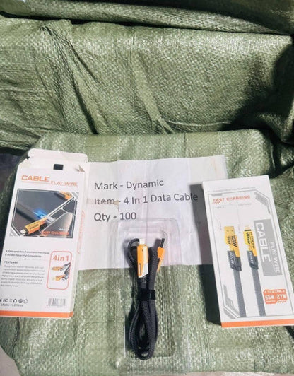 USB C Cable Lightning Cable 4 in 1  (1)